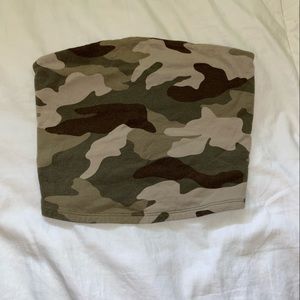 Garage camouflage tube top